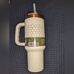 40oz Travel Mug White And Gold Ozark Trail